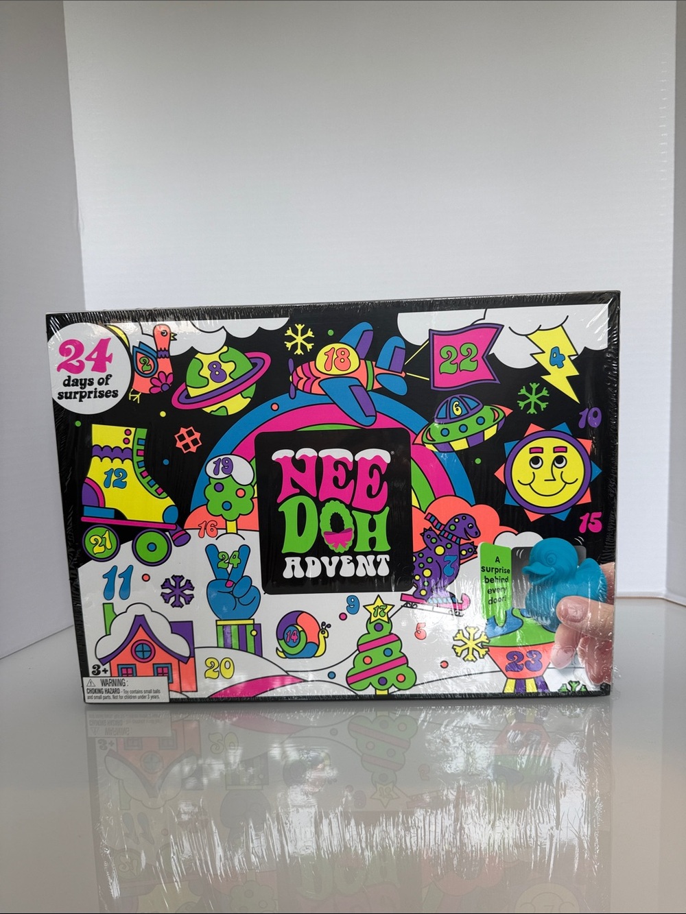 Needoh Advent Calendar - Blue & Multicolor Kids Toy Set